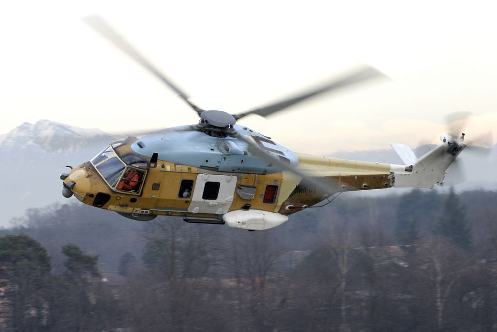 NH 90 fra Agusta Westland er en av helikoptertypene som vurderes som erstatter for Sea King.