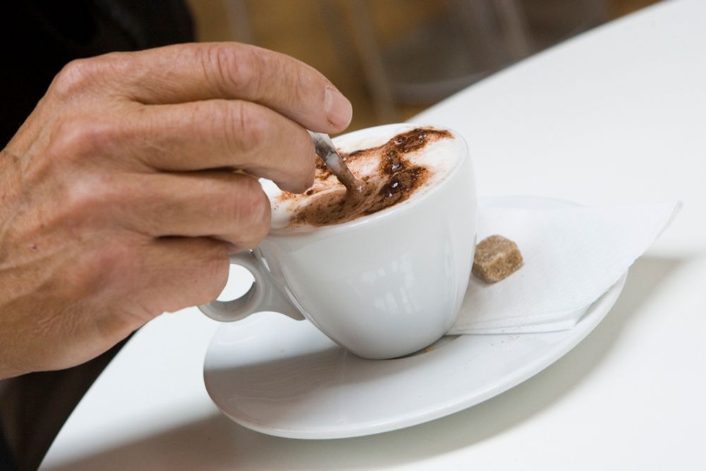 Betal din kopp med kaffe via mobilen. I hvert fall kan ansatte i Telenor gjøre det i kantina på Fornebu.