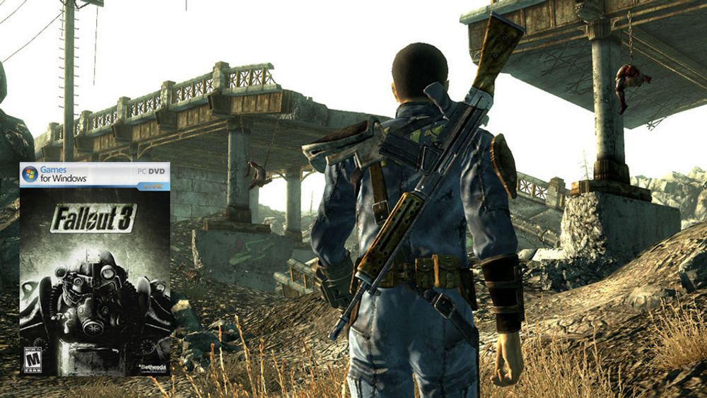 FALLOUT 3: Fallout 3 er Bethesdas nye rollespill. Bethesda er selskapet bak megasuksessen The Elder Scrolls IV: Oblivion, og det ryktes at Fallout 3 følger i Oblivions fotspor. Handlingen i spillet finner sted i og rundt et postapokalyptisk Washington DC i år 2277, 30 år etter Fallout 2. Spillet kommer til PC, PS3 og Xbox 360 31. oktober.