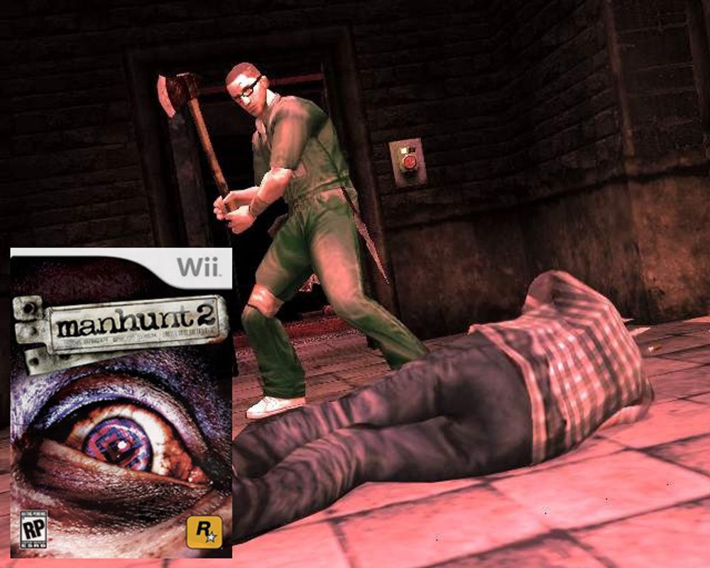 MANHUNT 2: Manhunt 2 er det smågroteske spillet som blant annet i Storbritannia ble forsøkt forbudt utgitt fordi filmtilsynet i landet mente spillet kunne være skadelig for brukerne. Grusomt eller ei, spillet er i butikkene i slutten av oktober, til Wii, PSP og PS2.