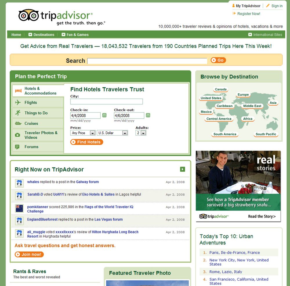 Tripadvisor.com - Terningkast 6