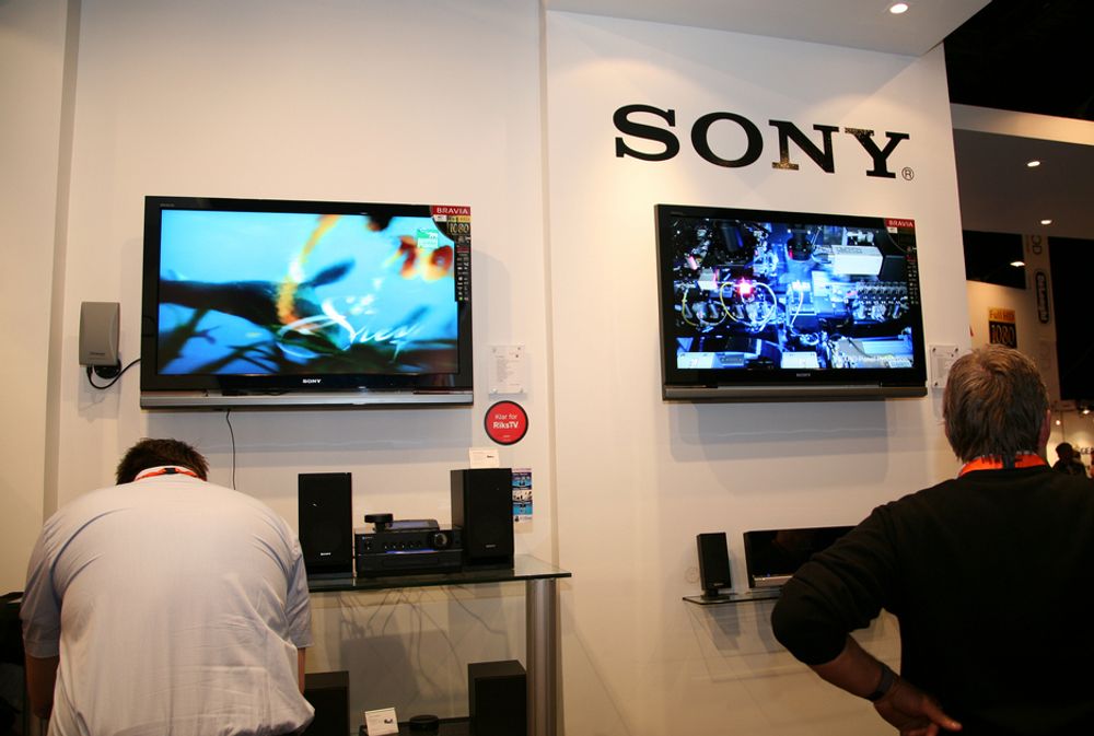 ELEKTROFIL-MESSA: Sony har solgt i bøtter og spann av TV-ene i Bravia-serien.