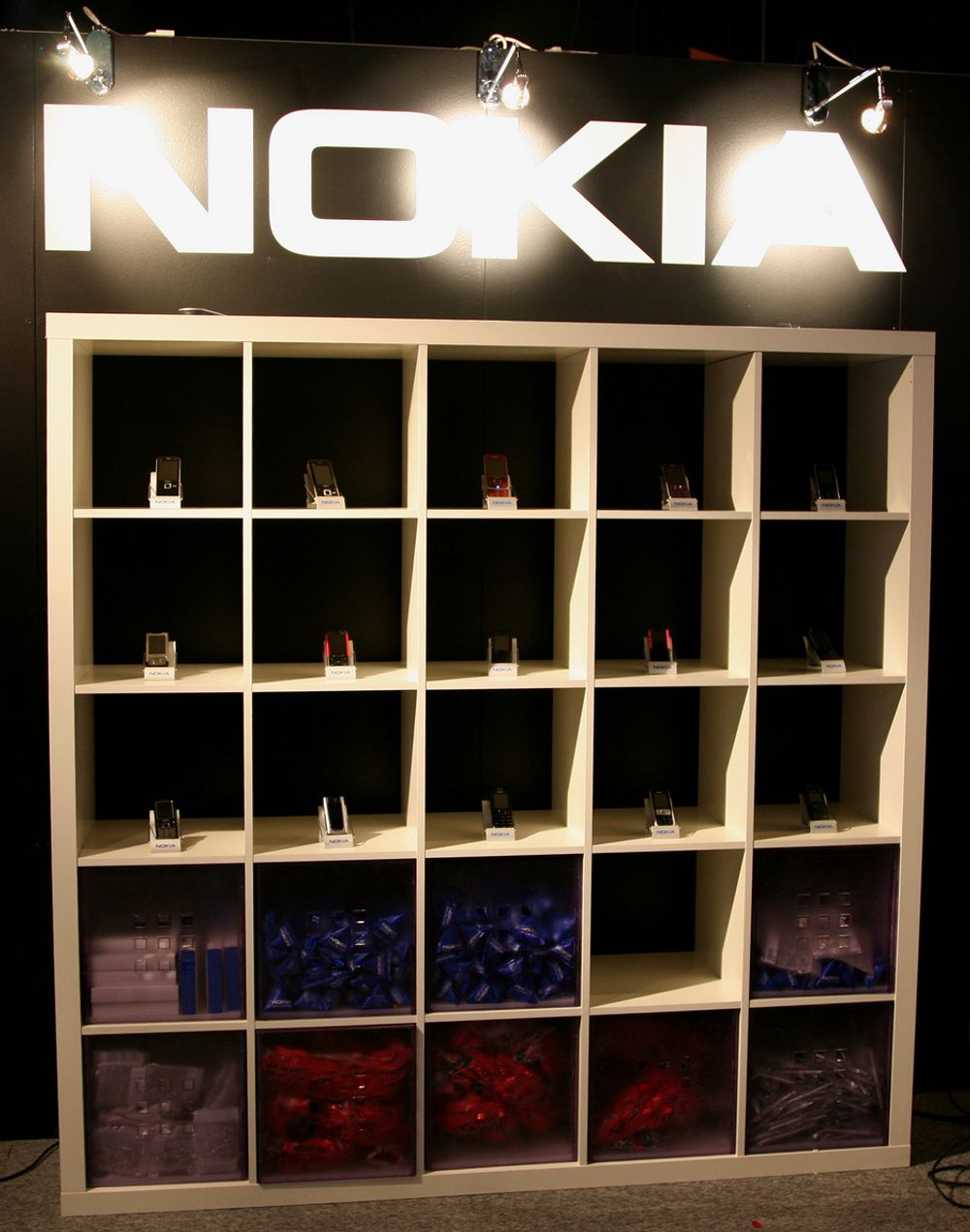 ELEKTROFIL-MESSA: Nokia har lansert flere nye telefoner i det siste, og er på plass.