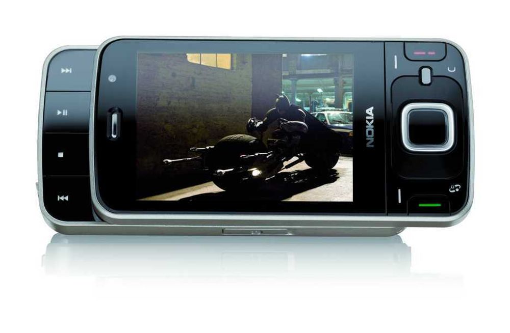 VIDEO OVERALT: Nokia N96 har et 5 megapiksel kamera med Carl Zeiss optikk, blits og videolys. Kameraet gir DVD-opptak i kvalitet tilnærmet DVD med 30 bilder per sekund.