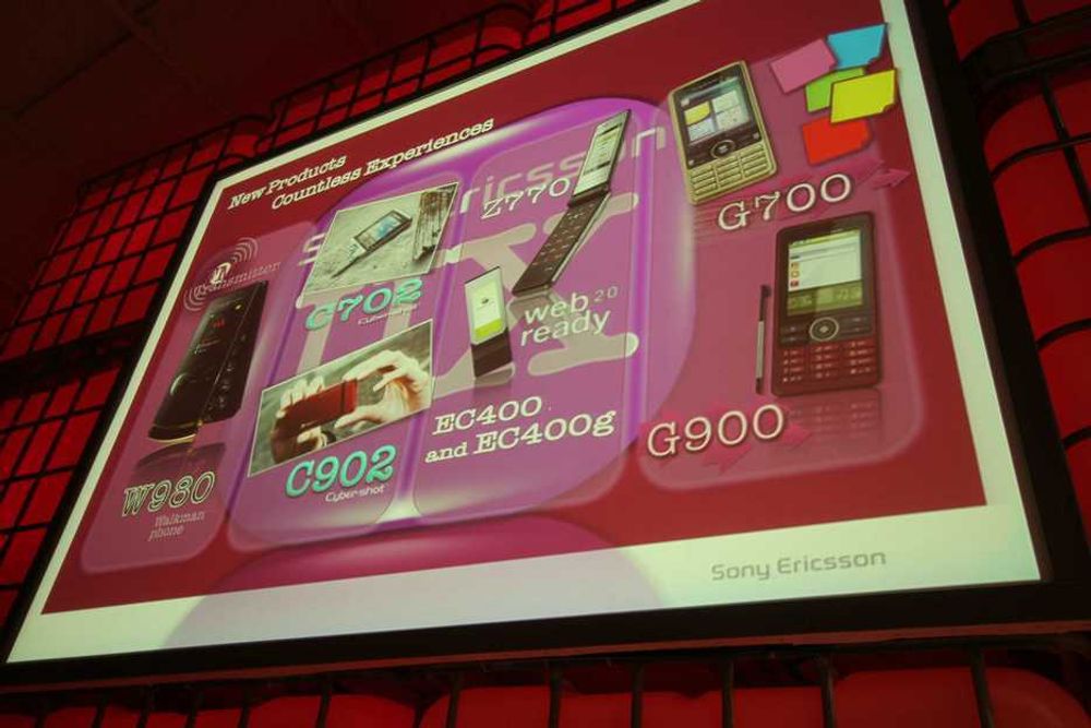 HELE PORTEFØLJEN: Slik ser Sony Ericsson nye produktportefølje ut.