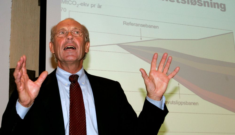 HAR HAN GLEMT? Professor i klimastrategi, Jørgen Randers, får pepper fra miljøstiftelsen Zero, som mener BI-professoren har glemt egne konklusjoner i rapporten fra Lavutslippsutvalget.