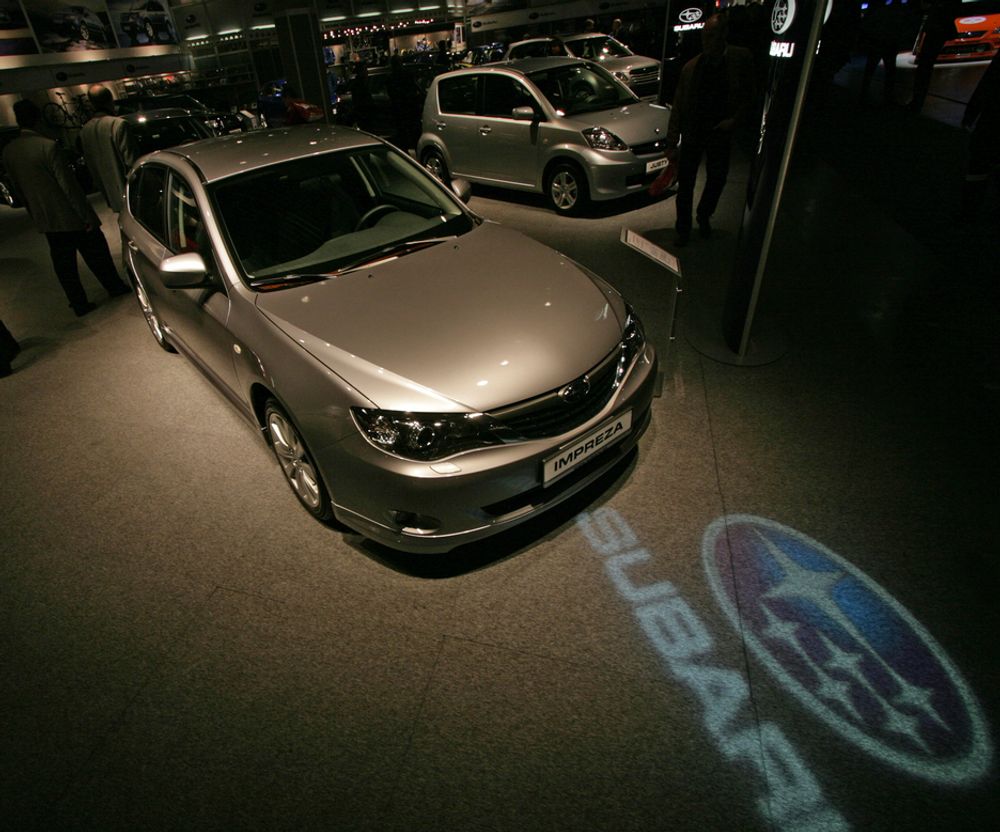 Subarus nye Impreza var en av 25 lanseringer på Bil07.