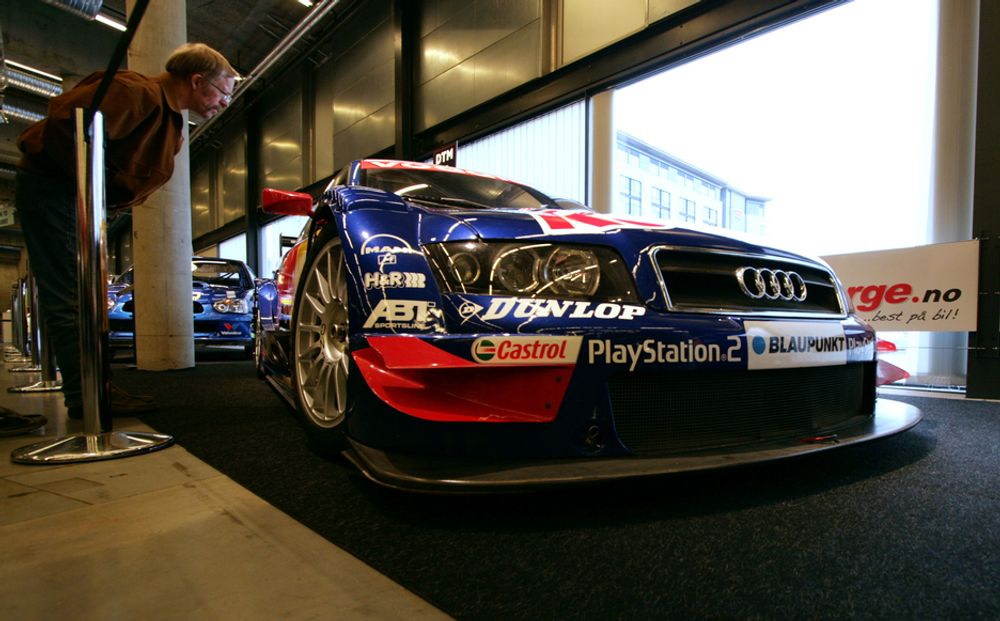 Bil07 har satset på en god motorsportavdeling. Her er en av Audis DTM-varianter.