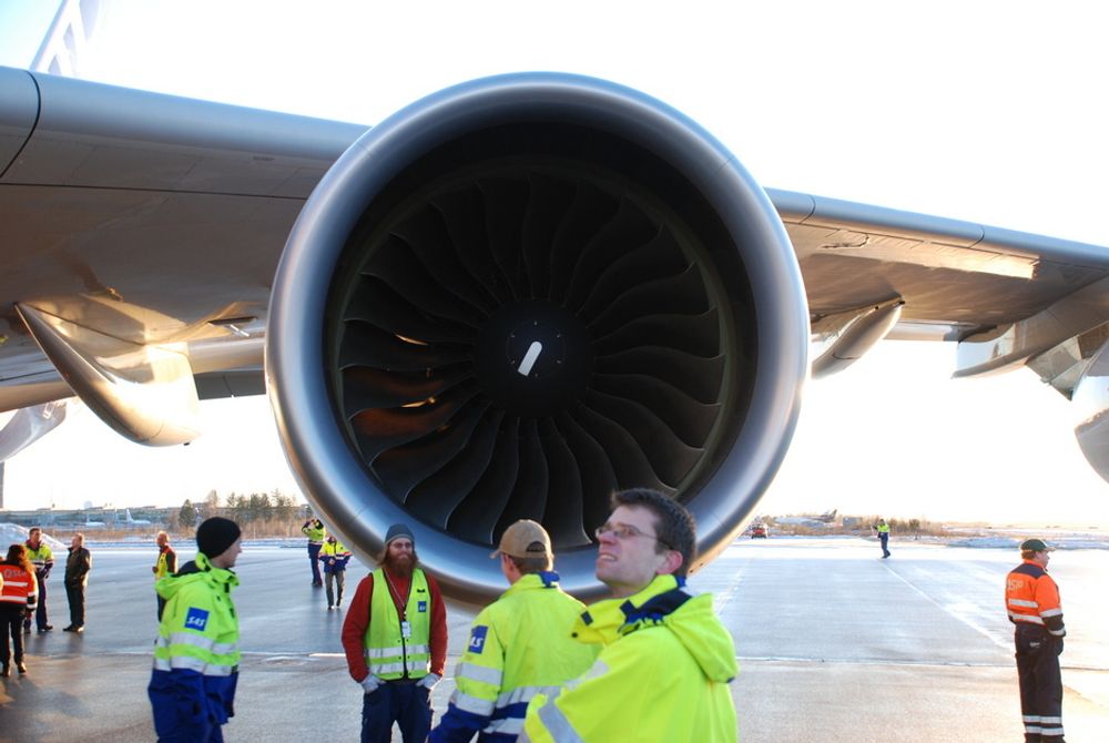 Et stort fly trenger tilsvarende motor.