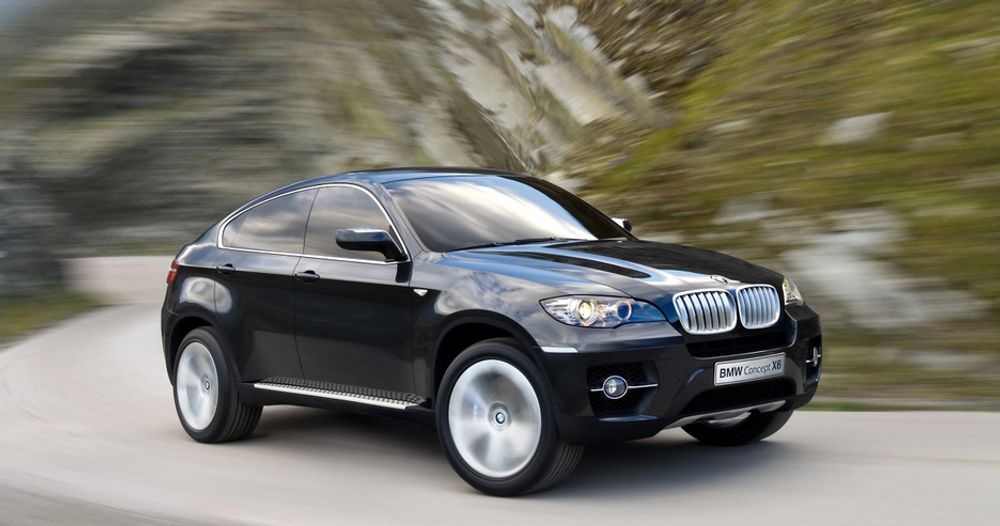 BILMESSEN I FRANKFURT: Nye BMW X6 kommer i handelen våren 2008.