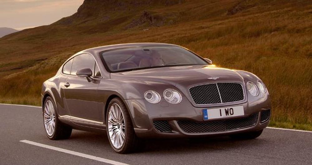 BILMESSEN I FRANKFURT: Luksusbilprodusenten Bentley lanserer Continental GT Speed.