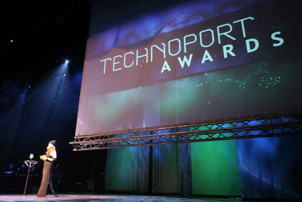 Technoports awards ble gjennomført i Olavshallen i Trondheim. Gry Moldvær var konfransier under den presisjefylte utdelingen av årets teknologipriser.