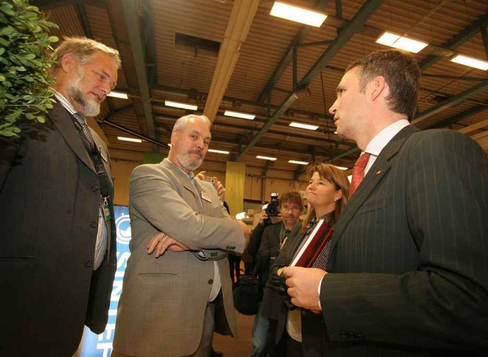 Statsminister Jens Stoltenberg på Technoport 2007.