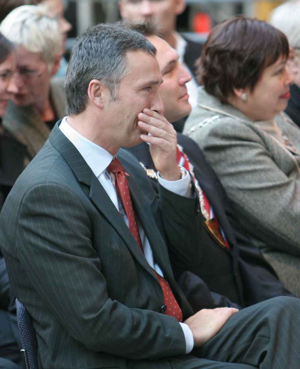 Statsminister Jens Stoltenberg på Technoport 2007.