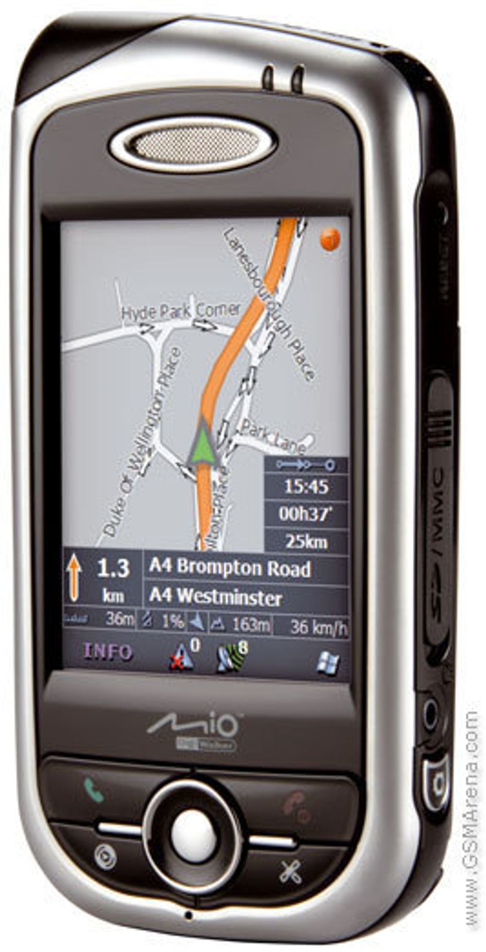Mio A 701 GPS, PDA og kamera. Du kan ringe med den også!