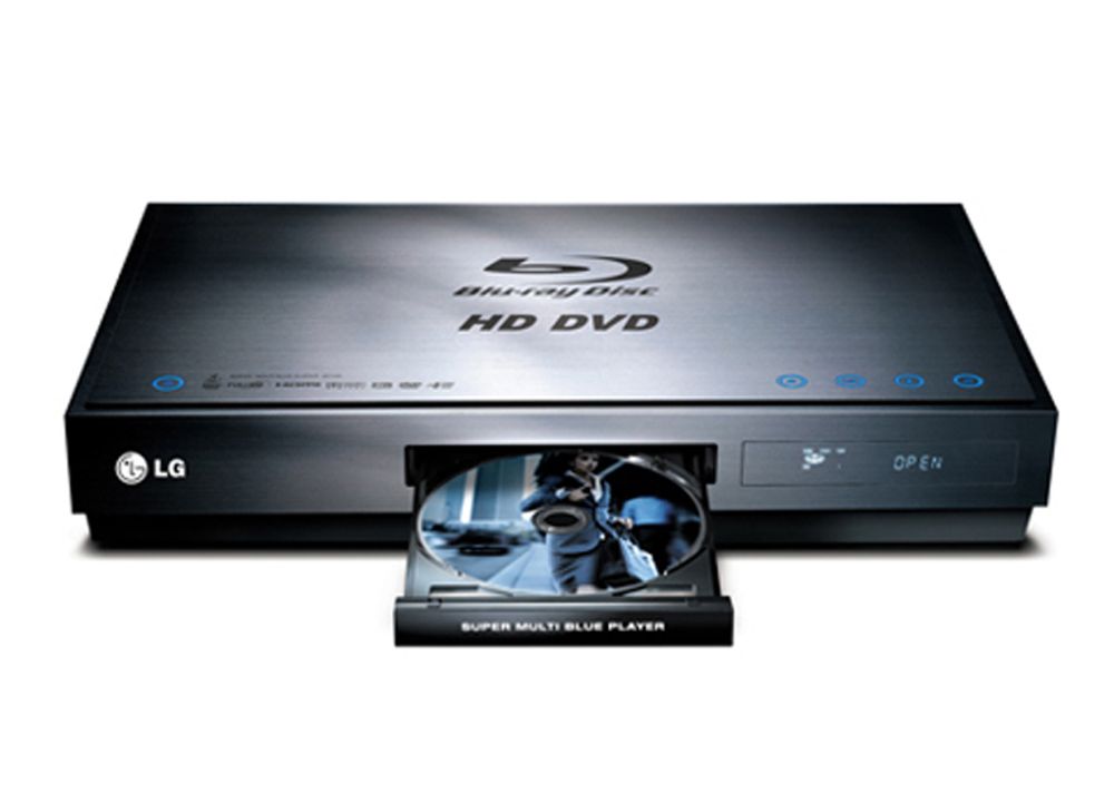 DOBBELVINNER: LG BH100 spiller både HD DVD og Blu-Ray-formatet i full kvalitet, og for det ble spilleren både kåret til "Best in show" og beste produkt i kategorien for hjemmevideo under CES. Spilleren er dyr, men gjør at du kan se akkurat de filmene du liker - uten å tenke på om spilleren din er kompatibel.