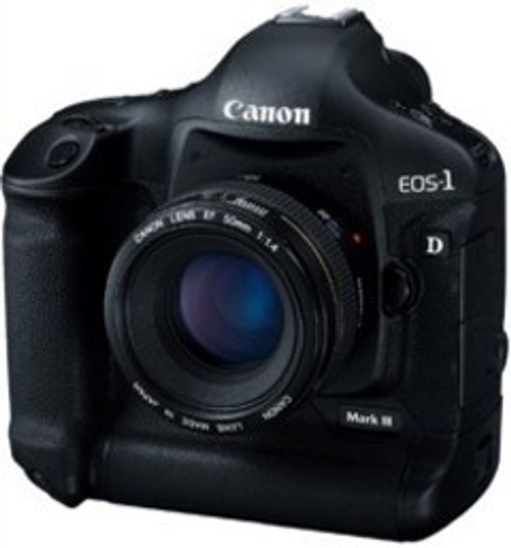 Canon EOS 1Ds Mark III. Profesjonell digital speilrefleks. Kamera. Forbrukerelektronikk.
