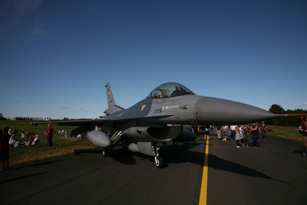 Tyrkiske F-16C og F-16D var på besøk.