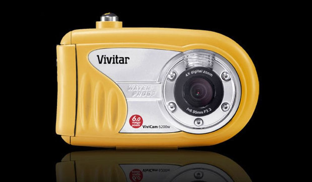 Vivitar Vivicam 6200w. Digitalt kamera til undervannsbruk. Vanntett ned til ti meter.
