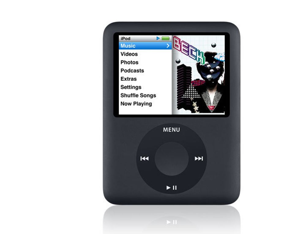iPod Nano er mindre og bredere enn før.