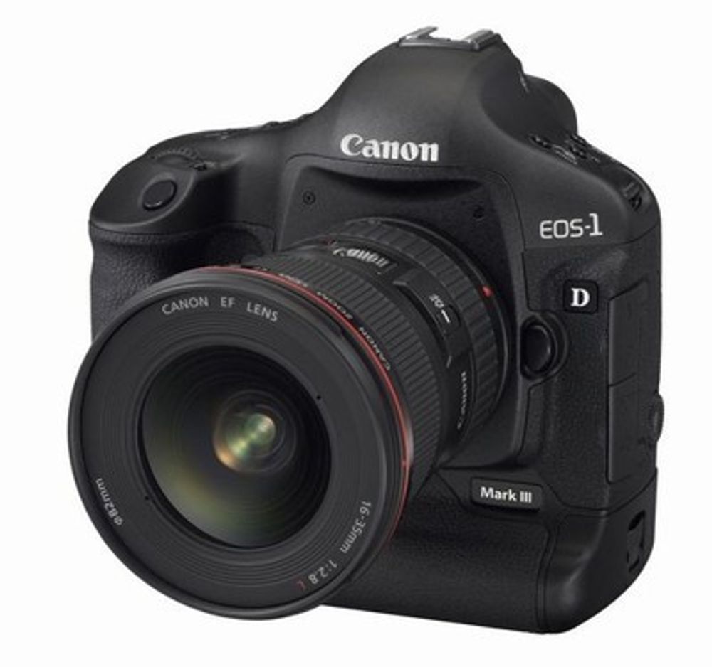 Canon-EOS Mark III. Digitalt kamera. Speilrefleks. Digitalkamera. Forbrukerteknologi. Piksler. Megapiksler. Objektiv. Minnebrikke. TIPA.