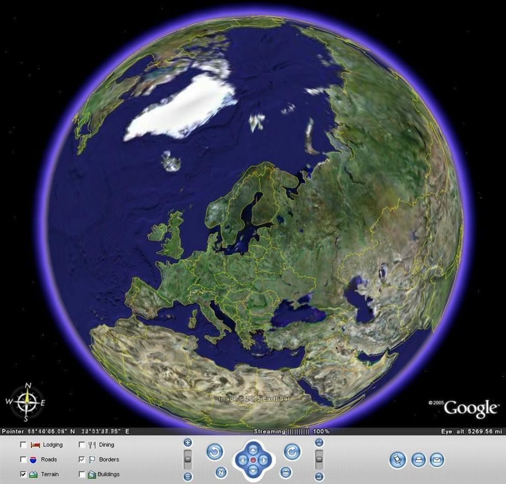 Google Sky er en ekstrafunksjon til siste versjon av Google Earth.