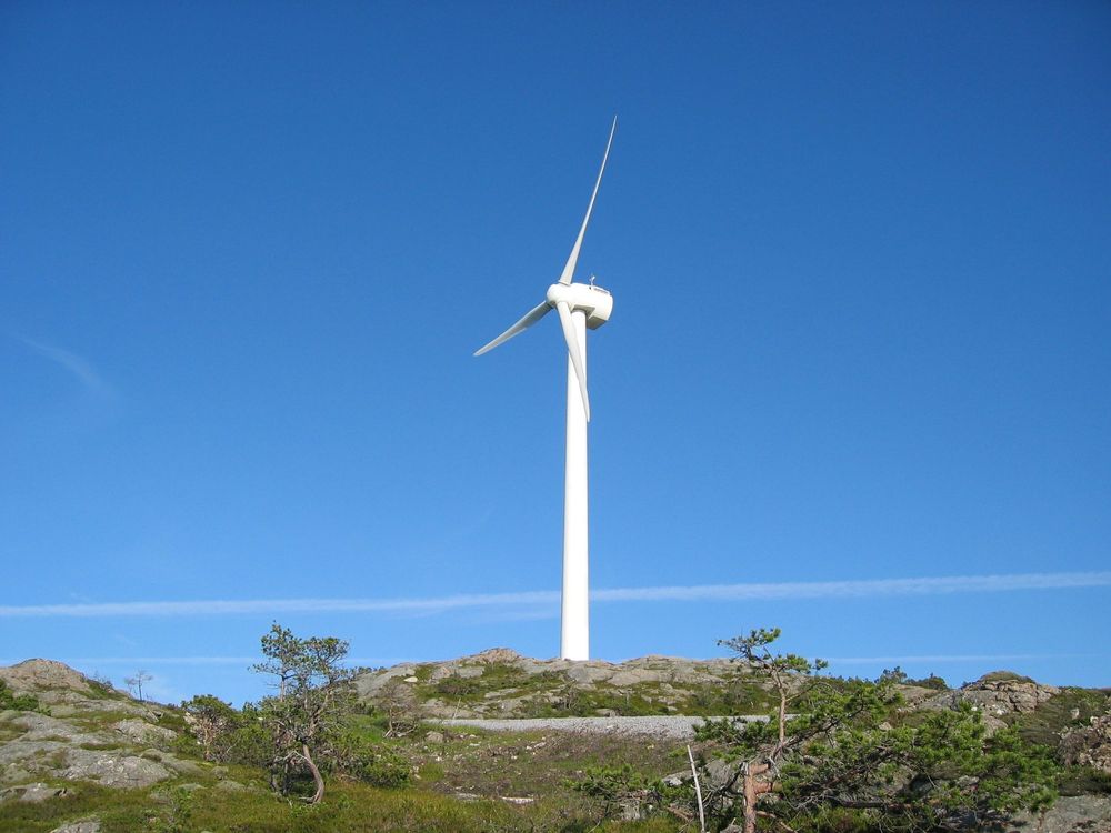 Dette er ScanWinds vindturbiner på Hundhammerfjellet i Nord-Trøndelag.