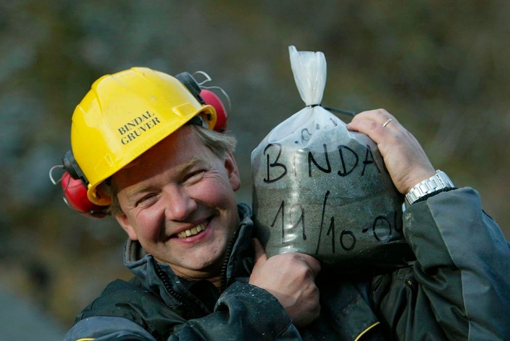 GULLFUNN: Gullgraving i Bindal har ført til Klondykestemning sier Gexco-direktør Jon Fangel.