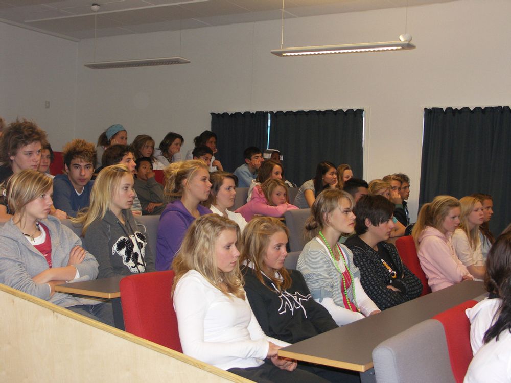 Elever ved Gulskogen skole i Drammen var de første som fikk prøve Norsk Industris rekrutteringsprogram.