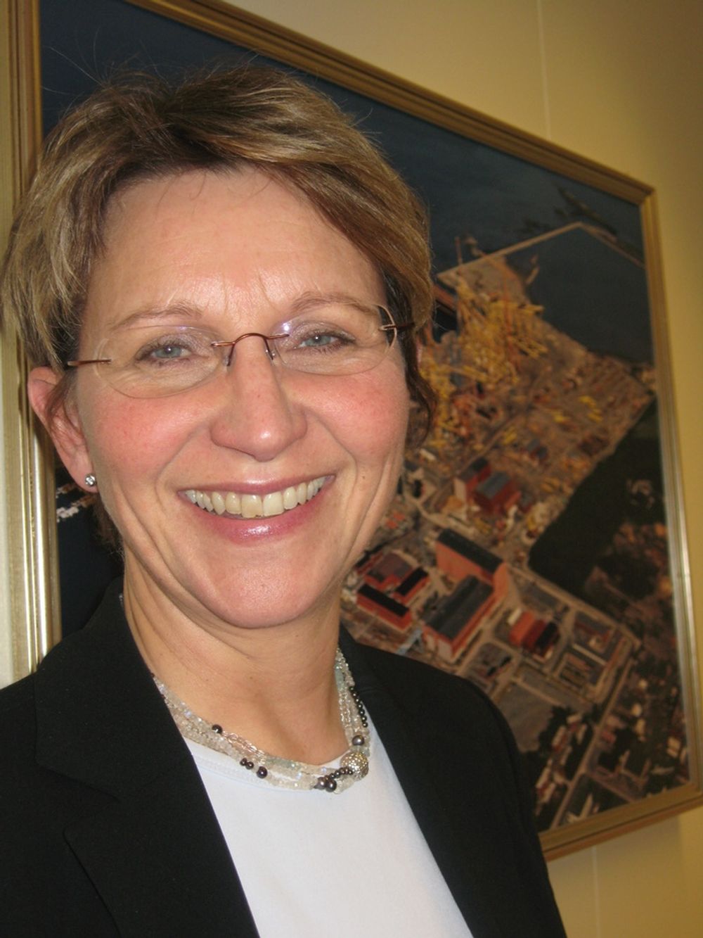 NY DIREKTØR: Nina Udnes Tronstad  tok over direktørroret først i september men har stor tro på markedet for understell til havvindmøller.