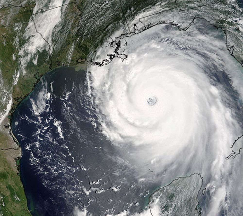 Amerikanske myndigheter tror på flere orkaner enn vanlig i år. Bildet er av orkanen Katrina som rammet blant annet New Orleans i 2005.