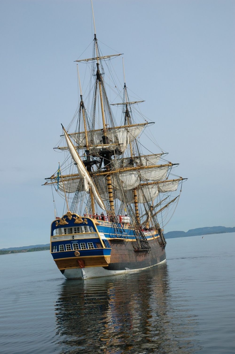 Gotheborg er en tro kopi av en seiskute som forliste etter retur fra Kina utenfor Gøyeborg.