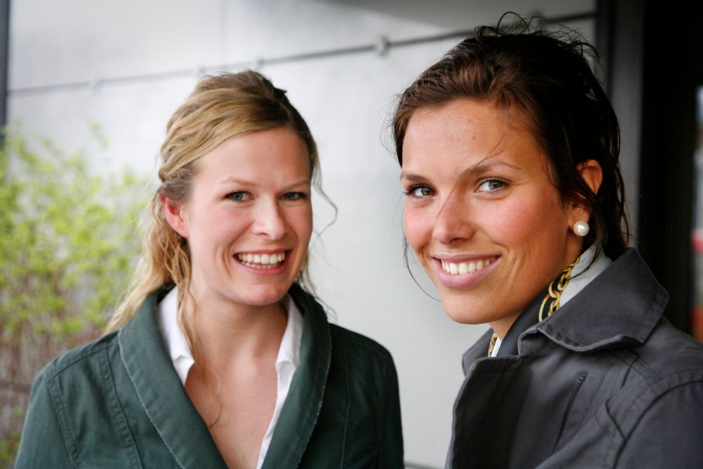 MILJØTEKNOLOGI: AluDemag ble nummer to i Venture Cup Trøndelag. Selskapet består av Kjersti Aass (t.v.) og Katrine Høiback.