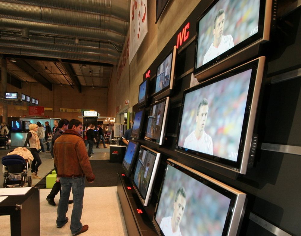JVC viste fram en rekke nye flatskjermer og annet stæsj under Electroworld.