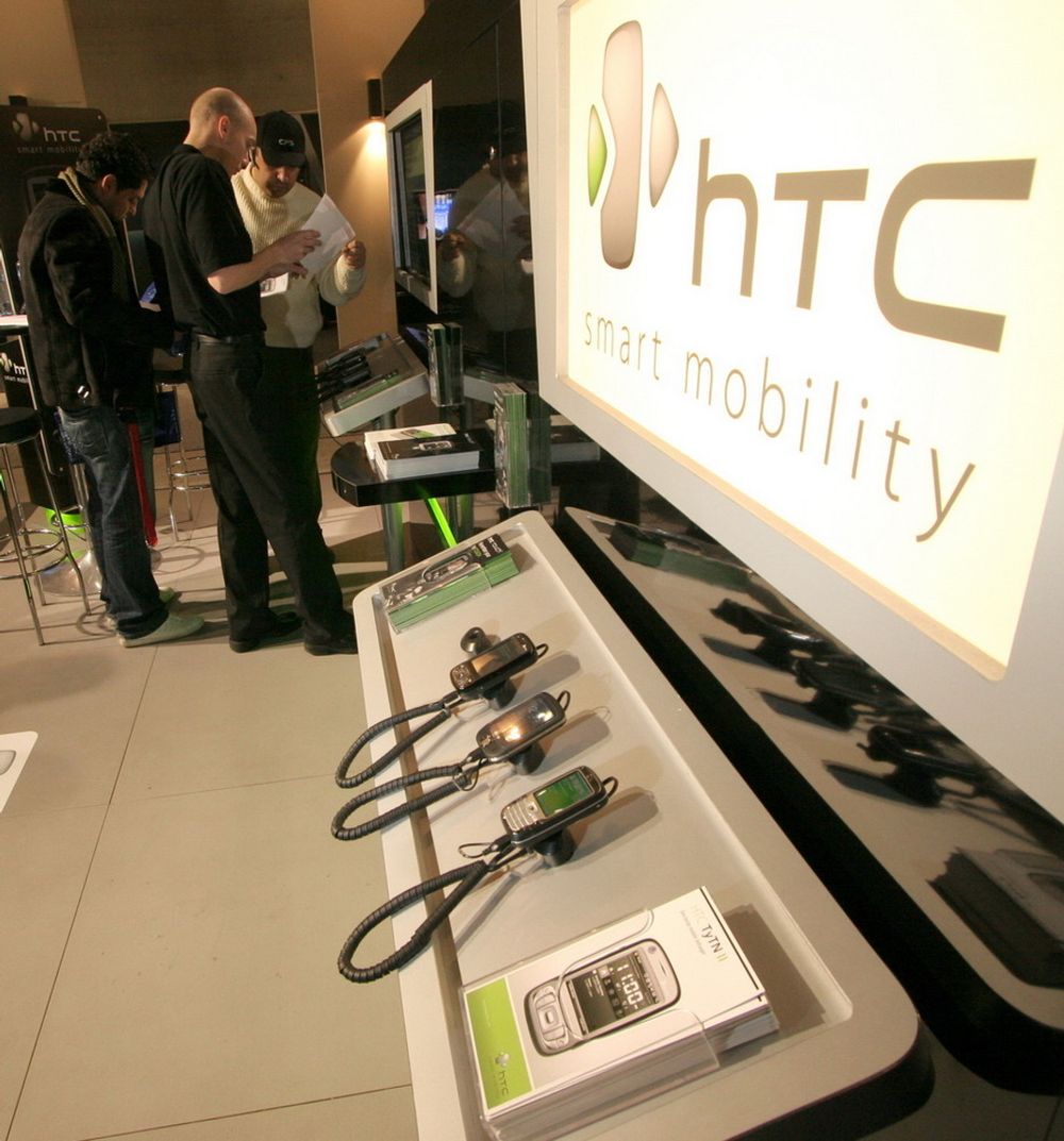 HTC viste fram en rekke nye mobil, som er såkalt smarttelefoner.