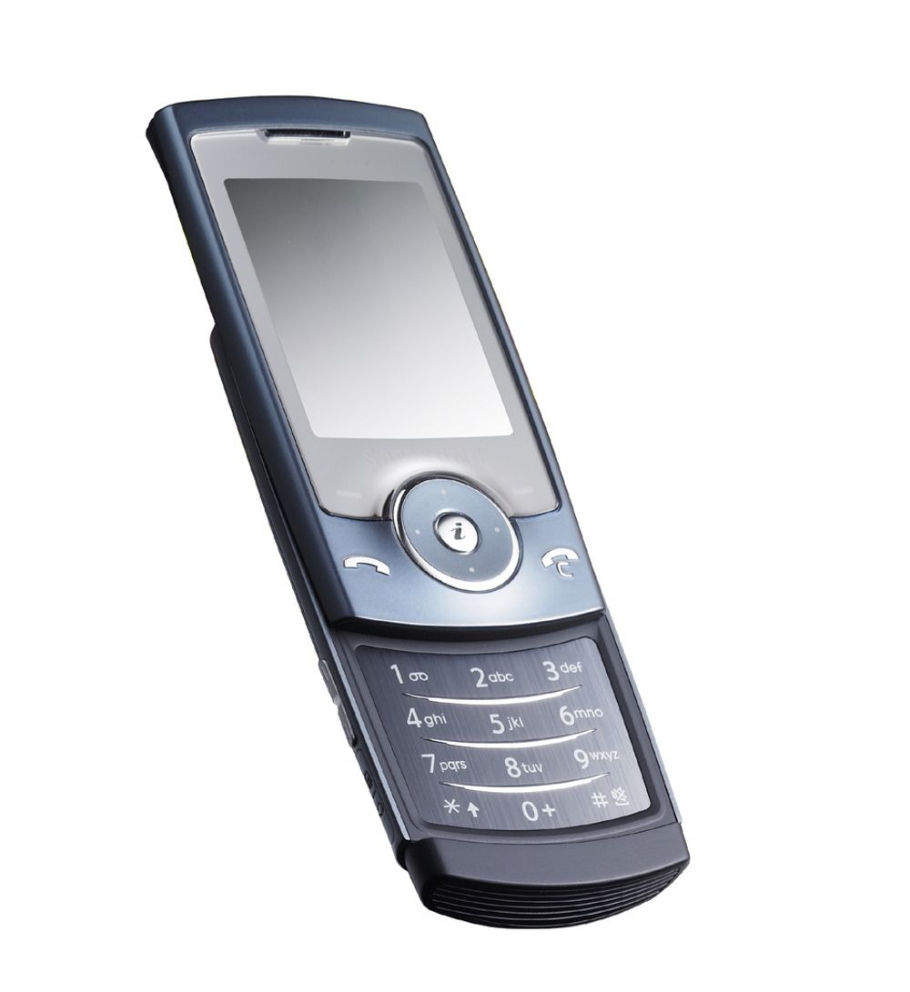 DESIGN: Samsung lanserte sin andre Ultra Edition-serie under 3GSM. De ultratynne mobilene har et lekkert design, og et like imponerende indre som ytre. Bildet viser den største modellen: 10.9 (U600).