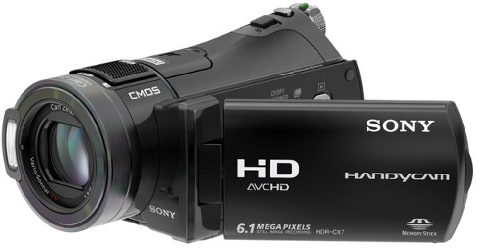 Sony Handycam HDR-CX6EK. Verdens minste HD-videokamera, ifølge Sony selv. Forbrukerteknologi.