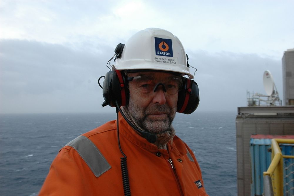 Terje Hauge,  plassleder for Statfjord senfase på Statfjord C-plattformen.