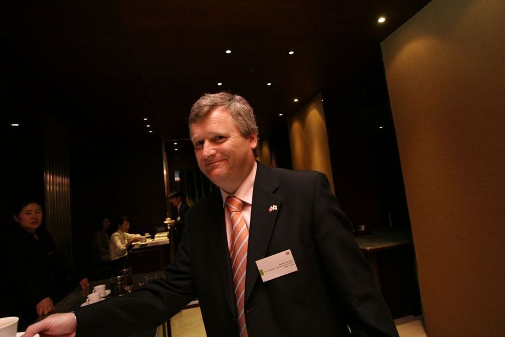 Morten Hansen, visepresident i Elkem Solar i Sør-Korea.