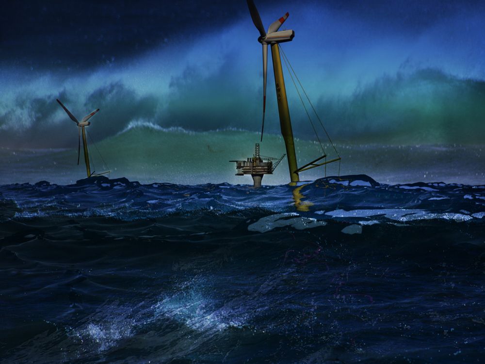 VIND TIL HAVS: Ute på havet vil ikke vindturbinene være til sjenanse for vanlige folk, kun for skipstrafikken. Forskere mener satsing på vindkraft til havs bør være Norges månelanding.