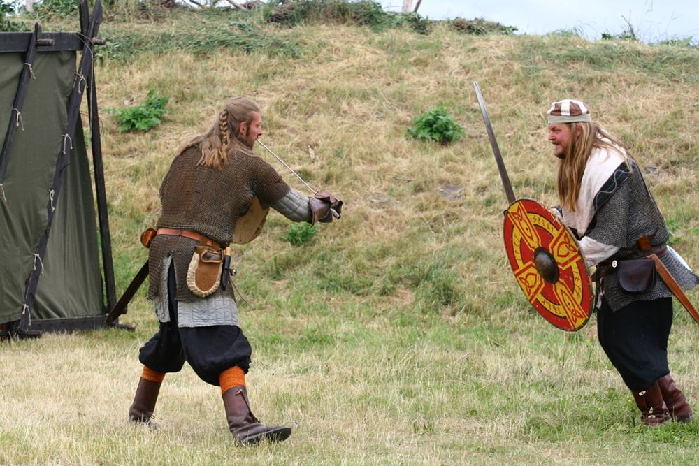 NANOSVERD: De gamle vikinger visste også å forsterke stålet med carbon.