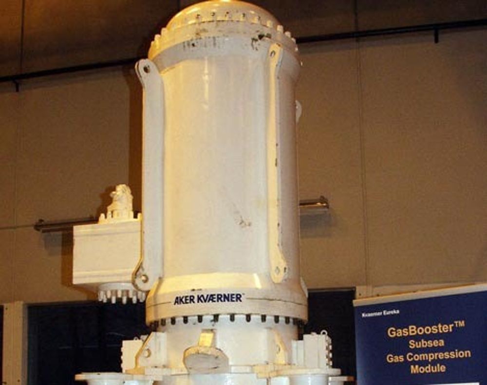 PRISBELØNT: Aker Kværner Subsea booster pump fikk teknologipris under OTC.