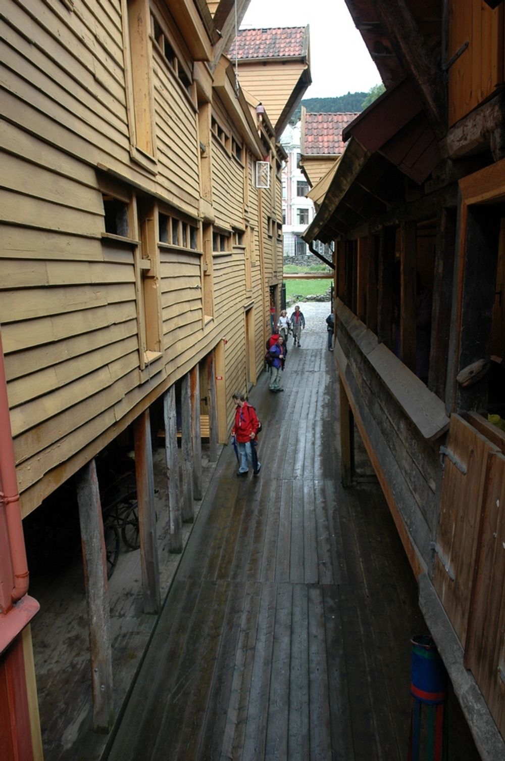 PITORESK: Det er som å gå 300 år tilbake i tiden for de som vandrer i bebygelsen på Bryggen
