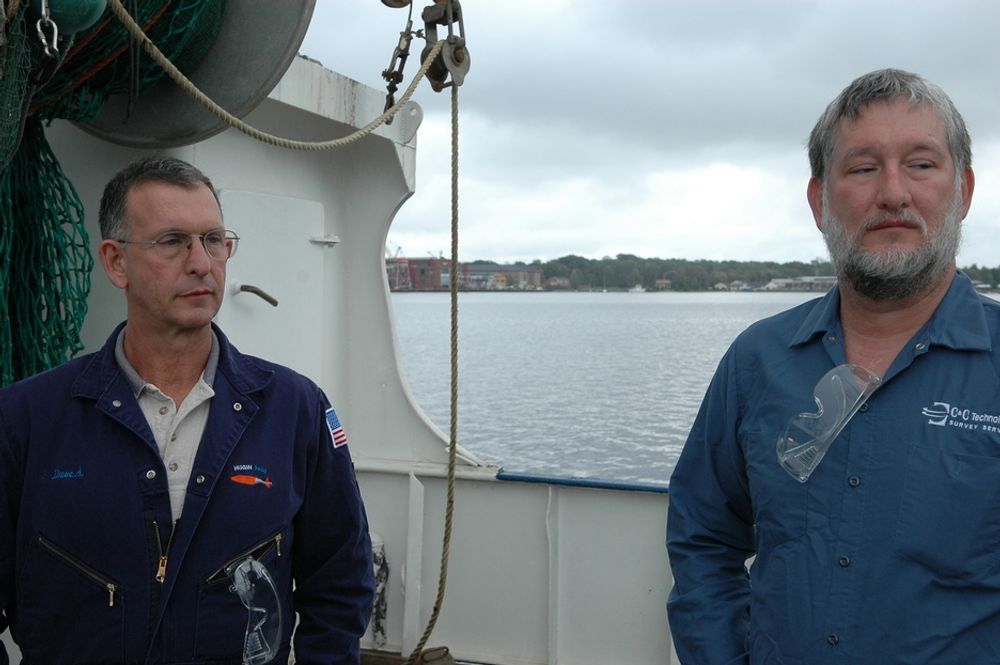 BRØDRE: David og Peter Alleman innførte bruk av Hugin i det amerikanske C&amp;C Technologies. Hugin har revolusjonert havbunnskartlegging, sier de.