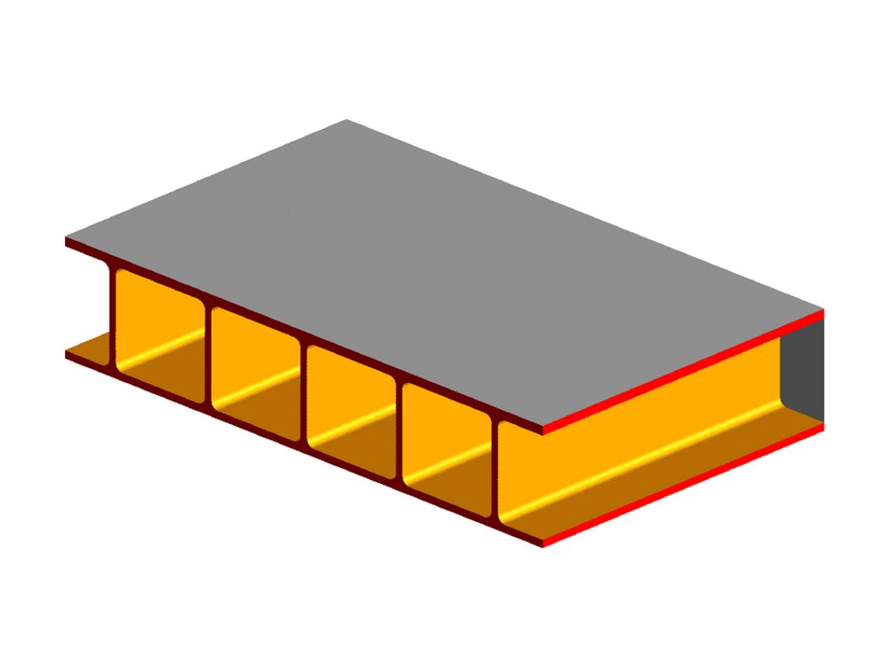 NYTT: Med betong-sandwich kan et dobbelskrog bygges sammen av moduler. Oppskalering blir lettere og skipet blir også tryggere fordi betongen vil ta opp mye energi ved en grunnstøting.