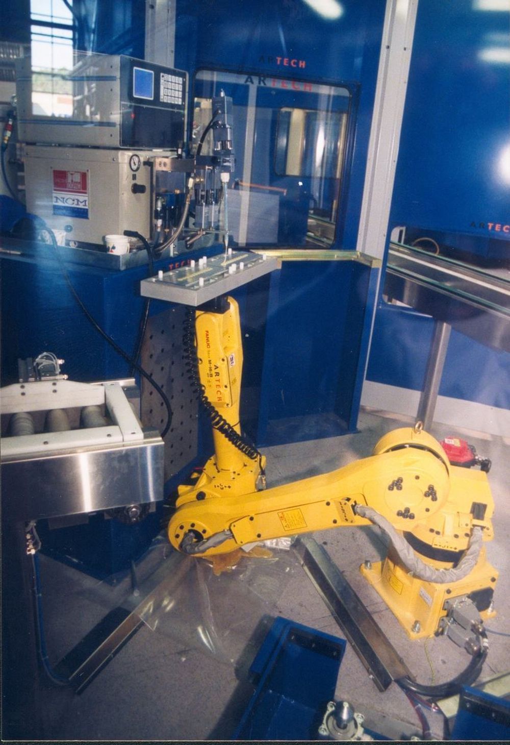 ROBOTCELLE: Artech har omfattende leveranser av robotceller til Scanwafers fabrikker for fremstilling av silisiumskiver for solcelleindustrien.