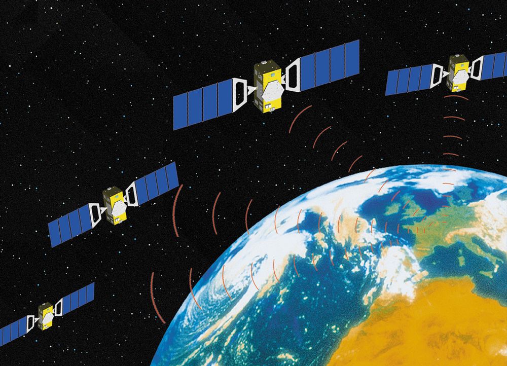Satellittene i bane rundt jorda gjør det mulig å finne fram uten kart og kompass på jorda.