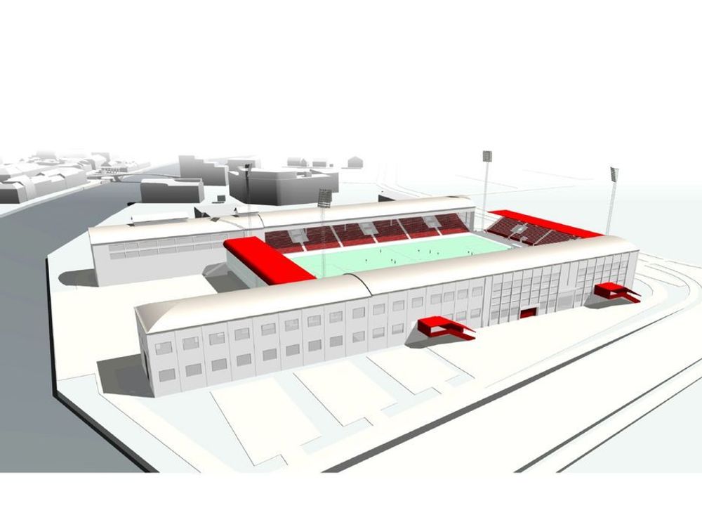 Nye Fredrikstad stadion på "Værste"