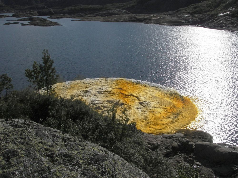 UTSLAG: Nylig gikk utslagssalven for tunnelen ut i inntaksmagasinet for Dalvatn kraftverk.FOTO: SAUDEFALDENE