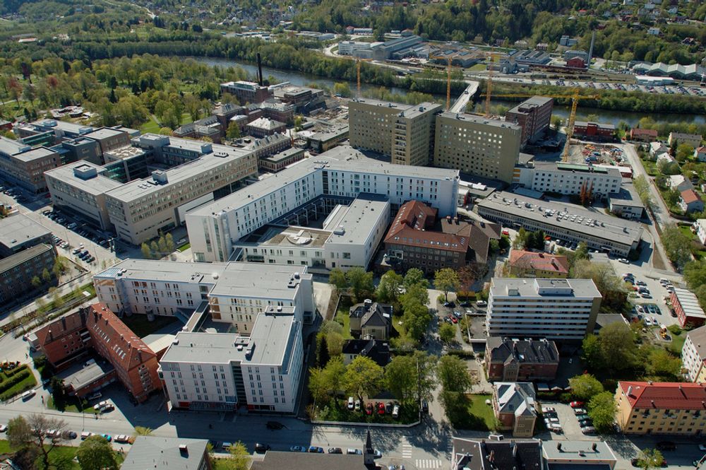 STORT: St.Olavs Hospital i Trondheim blir på hele 197 500 kvadratmeter.